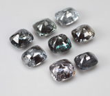 Крупный набор из 8 шпинелей 6,69 карата