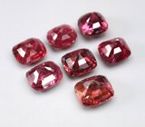 Набор из 7 шпинелей 5,59 карата 