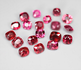 Крупный набор из 19 шпинелей 7,56 карата