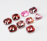 Крупный набор из 9 шпинелей 7,99 карата