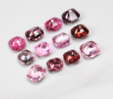 Крупный набор из 12 шпинелей 7,87 карата