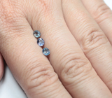 Набор из 3 полихромных сапфиров 1,28 карата 