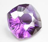 Чистейший крупный уругвайский аметист авторской огранки 25,36 карата 