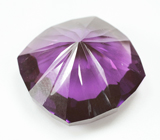 Чистейший крупный уругвайский аметист авторской огранки 25,36 карата 
