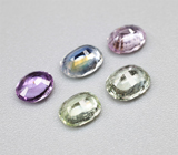 Набор из 5 разноцветных сапфиров 1,88 карата 