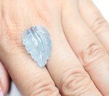 Крупный резной аквамарин 14,77 карата 