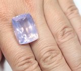 Чистейший крупный лавандовый аметист 23,98 карата
