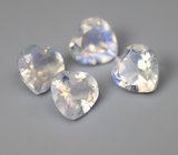 Набор из 4 лунных камней 3,05 карата 