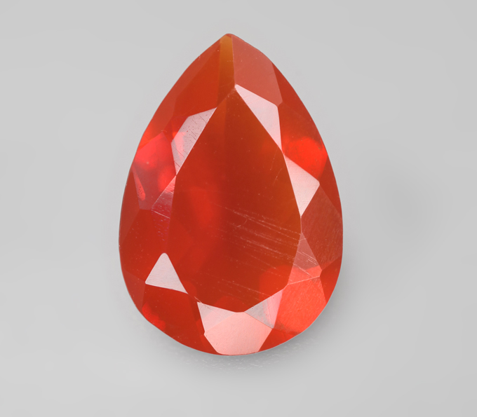 Мексиканский ограненный «огненный» опал 1,05 карата