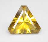 Насыщенный яркий цитрин топовой огранки 17,72 карата 