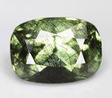 Перидот с рутилом 2,41 карата 