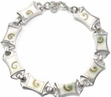 Браслет "Фантазия" с раковинами SHIVA Серебро 925