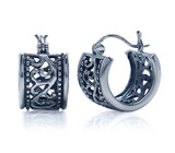Ажурные серьги из серебра Серебро 925