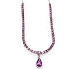 Изящный комплект с аметистами Серебро 925