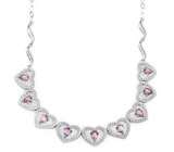 Колье с аметистами