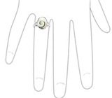 Кольцо с овальной раковиной Shiva Серебро 925