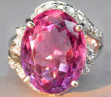 Изящное кольцо с чистейшим аметистом Серебро 925