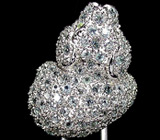 Роскошное кольцо "Снежный Барс" Серебро 925