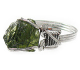 Кольцо с молдавитом Серебро 925