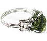 Кольцо с молдавитом Серебро 925