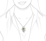 Подвеска из коллекции «Зачарованный Сад» Серебро 925