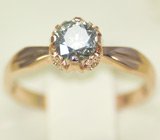 Элегантное кольцо с бриллиантом Золото