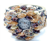 Часы "Карнавал" с кристаллами и эмалью 