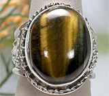 Перстень c тигровым глазом Серебро 925