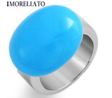 Стильное кольцо «Morellato» с имитацией бирюзы Не указан