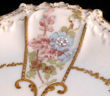 Элегантный сервиз для мороженого. Лиможский фарфор Не указан