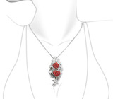 Кулон «Летняя Фантазия» Серебро 925