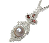 Подвеска «Акватория» с жемчугом Mabe