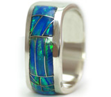 Кольцо от «Kingsman» с опалами Серебро 925