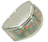 Кольцо от «Kingsman» с опалами Серебро 925