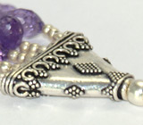 Великолепное колье с бриолетами аметистов Не указан