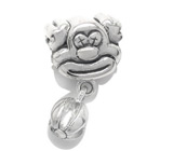 Миниатюра «Клоун» Серебро 925