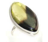 Авторское кольцо с лемотрином Серебро 925