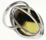 Авторское кольцо с лемотрином Серебро 925