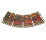 Кулон от «Kingsman» с огненными опалами Серебро 925