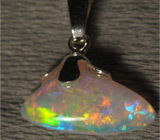 Кулон с драгоценным опалом на цепочке Серебро 925