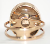 Авторское кольцо с шоколадным эфиопским опалом Золото