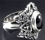 Кольцо "Глаз Дракона" с диопсидом Серебро 925