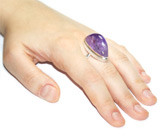 Авторское кольцо с аметистом Серебро 925