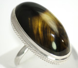 Авторское кольцо с лемотрином Серебро 925