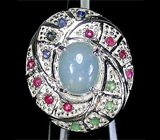 Оригинальное кольцо с халцедоном Серебро 925