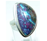 Кольцо с пурпурной бирюзой Серебро 925