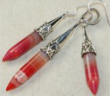 Оригинальный комплект с агатами Серебро 925