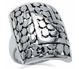 Стильное кольцо из серебра Серебро 925