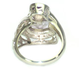 Оригинальное кольцо с аметистами Серебро 925