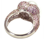 Великолепное кольцо с жемчугом Серебро 925